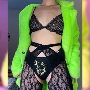 •3 piece ✨Angel Kitty✨ lingerie set•